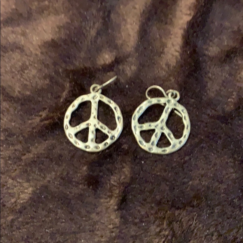 Peace Sign Earrings